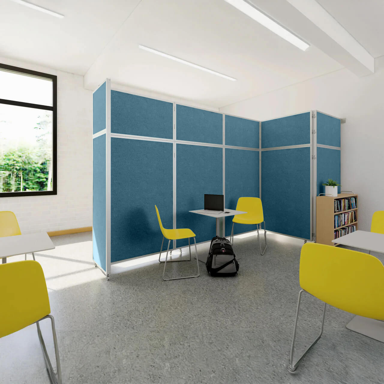 J*r様 DECi Medium Snap Fold In Half Walle Operable Wall Folding Room Divider | Easy Installation | Free