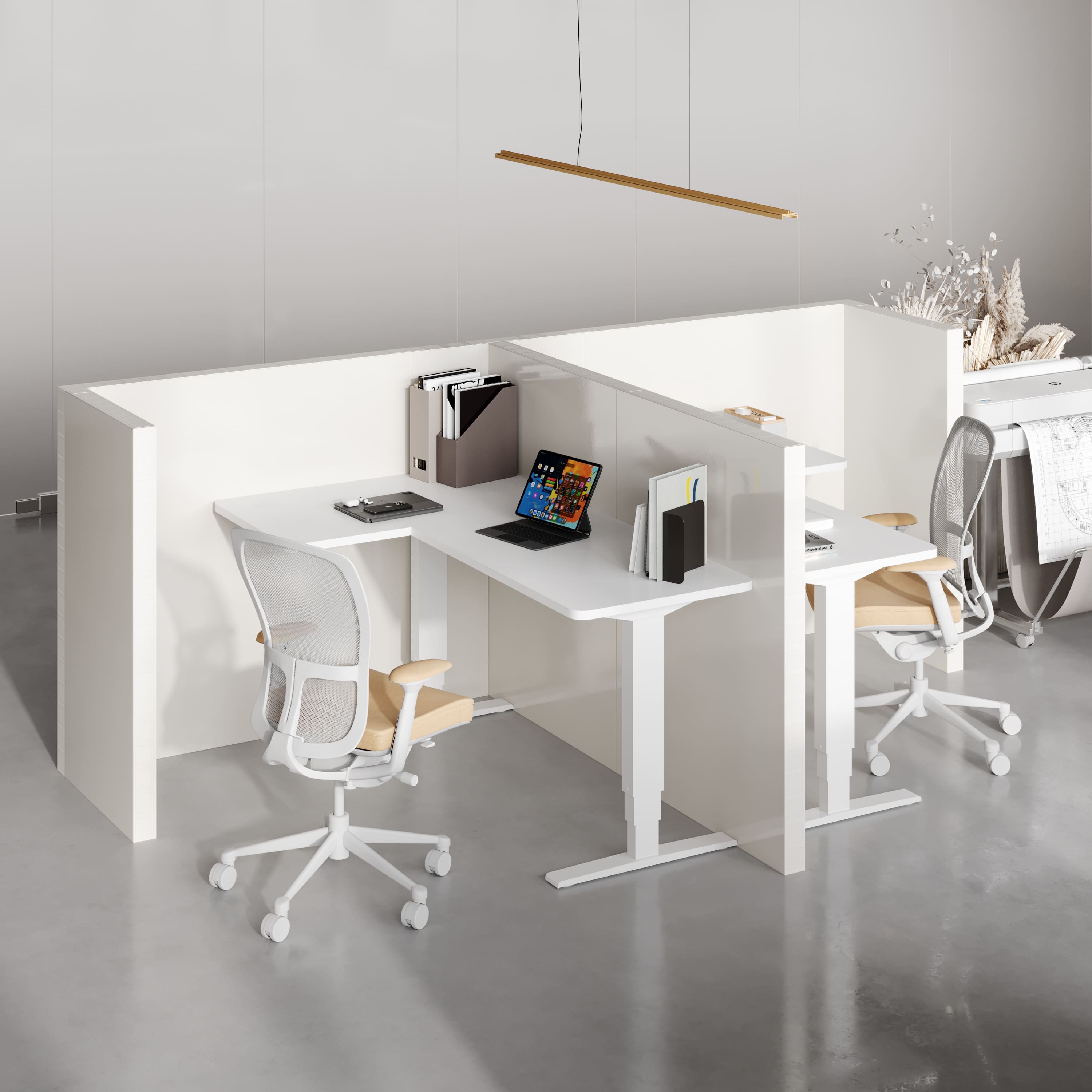 T-shaped Office Cubicle | Free Shipping | ⭐️ 4.8 Rating – Room Dividers ...