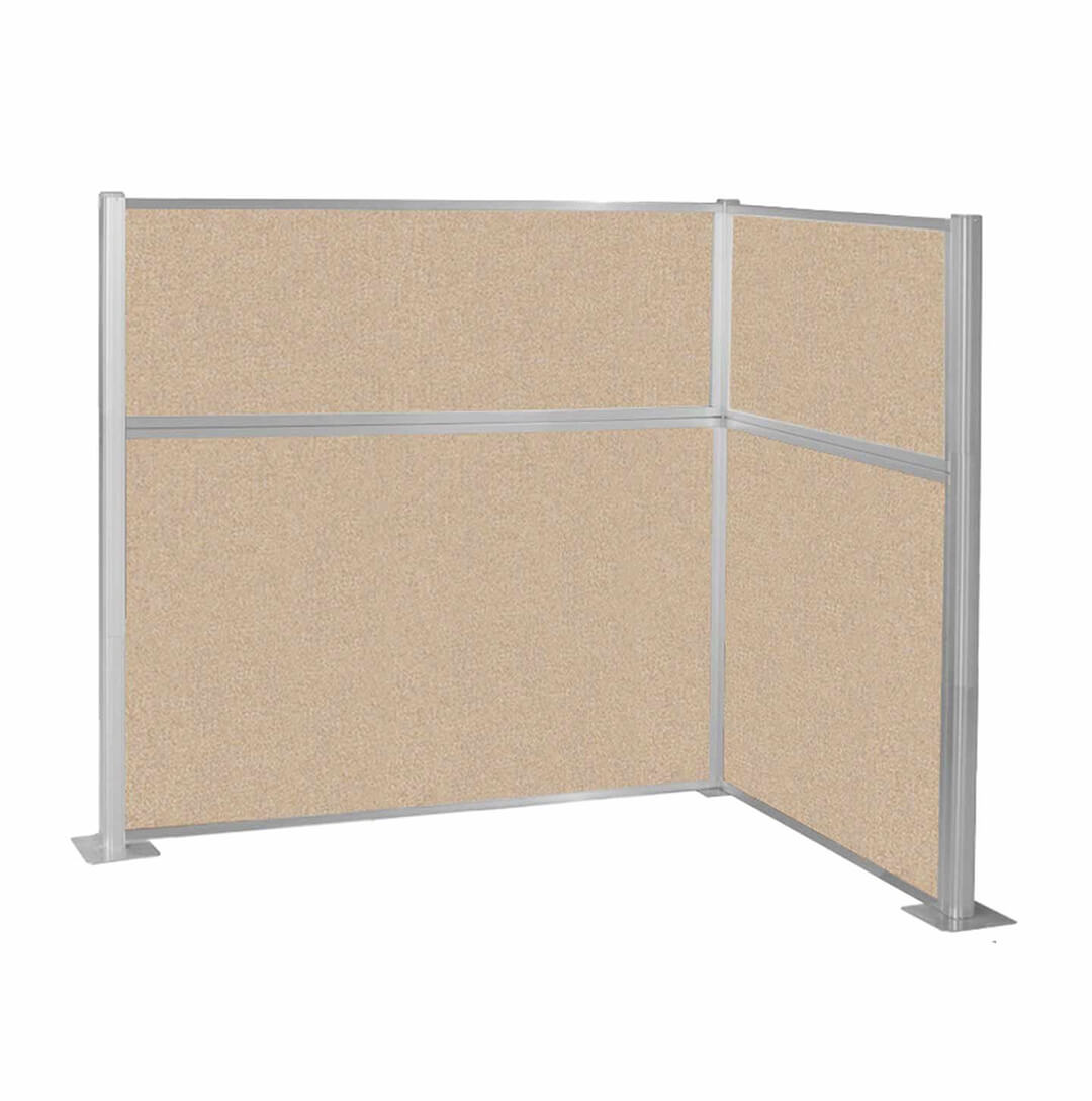 Hush Panel L-Shaped Cubicle