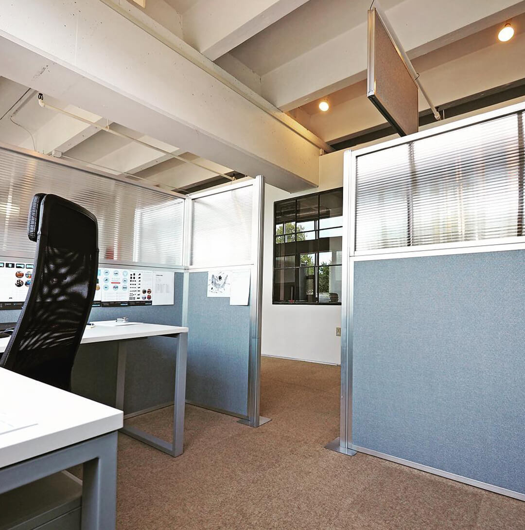 Hush Panel L-Shaped Cubicle