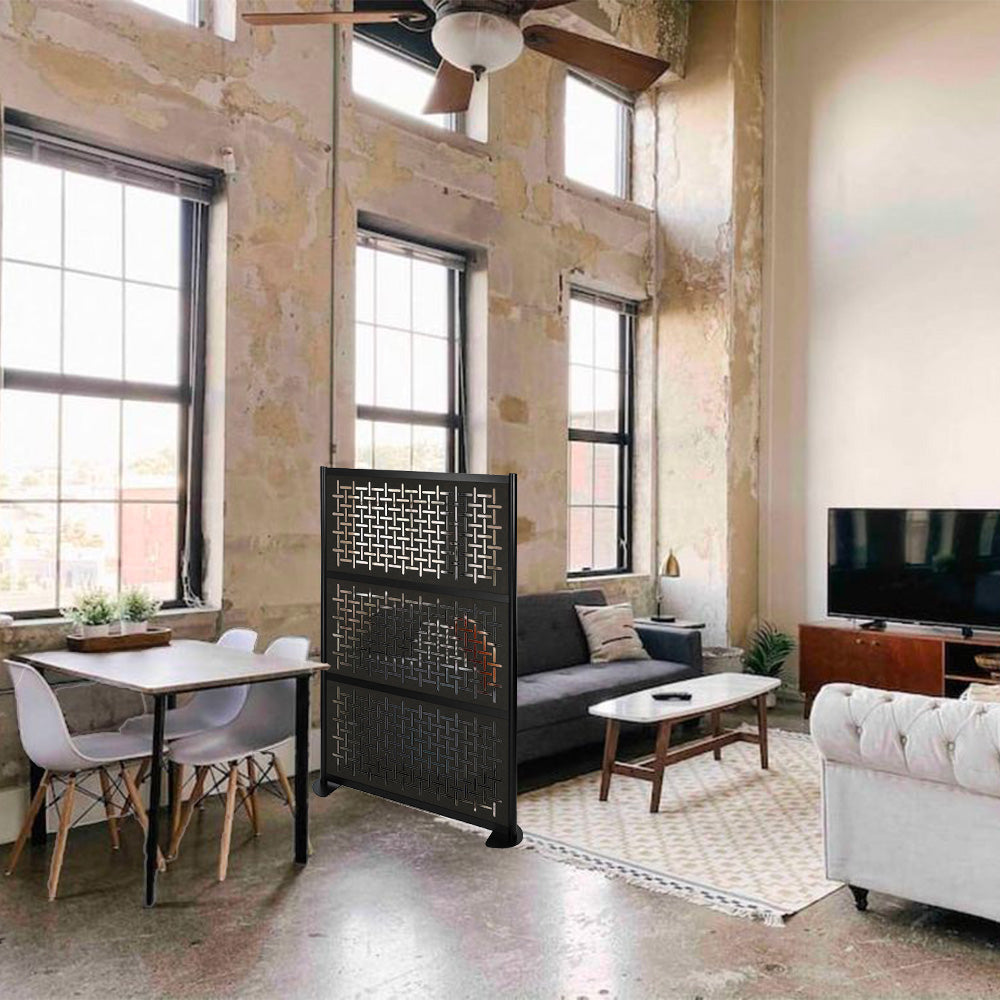 Refined Industrial Room Divider