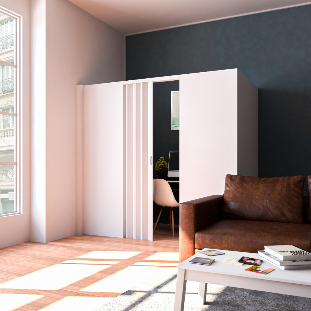 Mounted L-Shaped Partition Wall With Door | Free Shipping | ⭐️ 4.9 ...