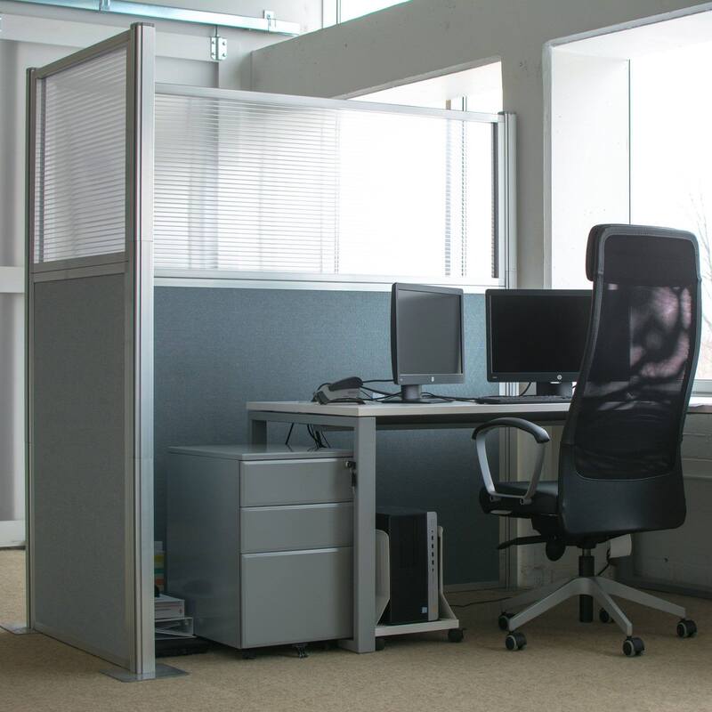 Hush Panel L-Shaped Cubicle