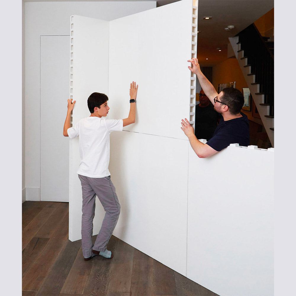 L-Shaped Partition Room Divider